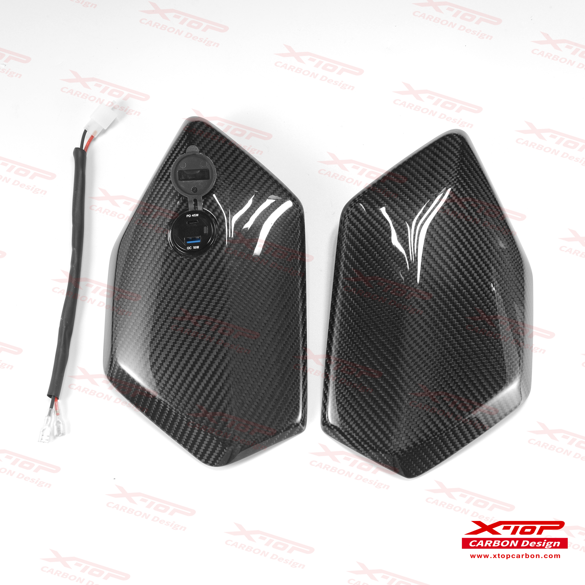 X-TOP carbon storage box cover XMAX250/300