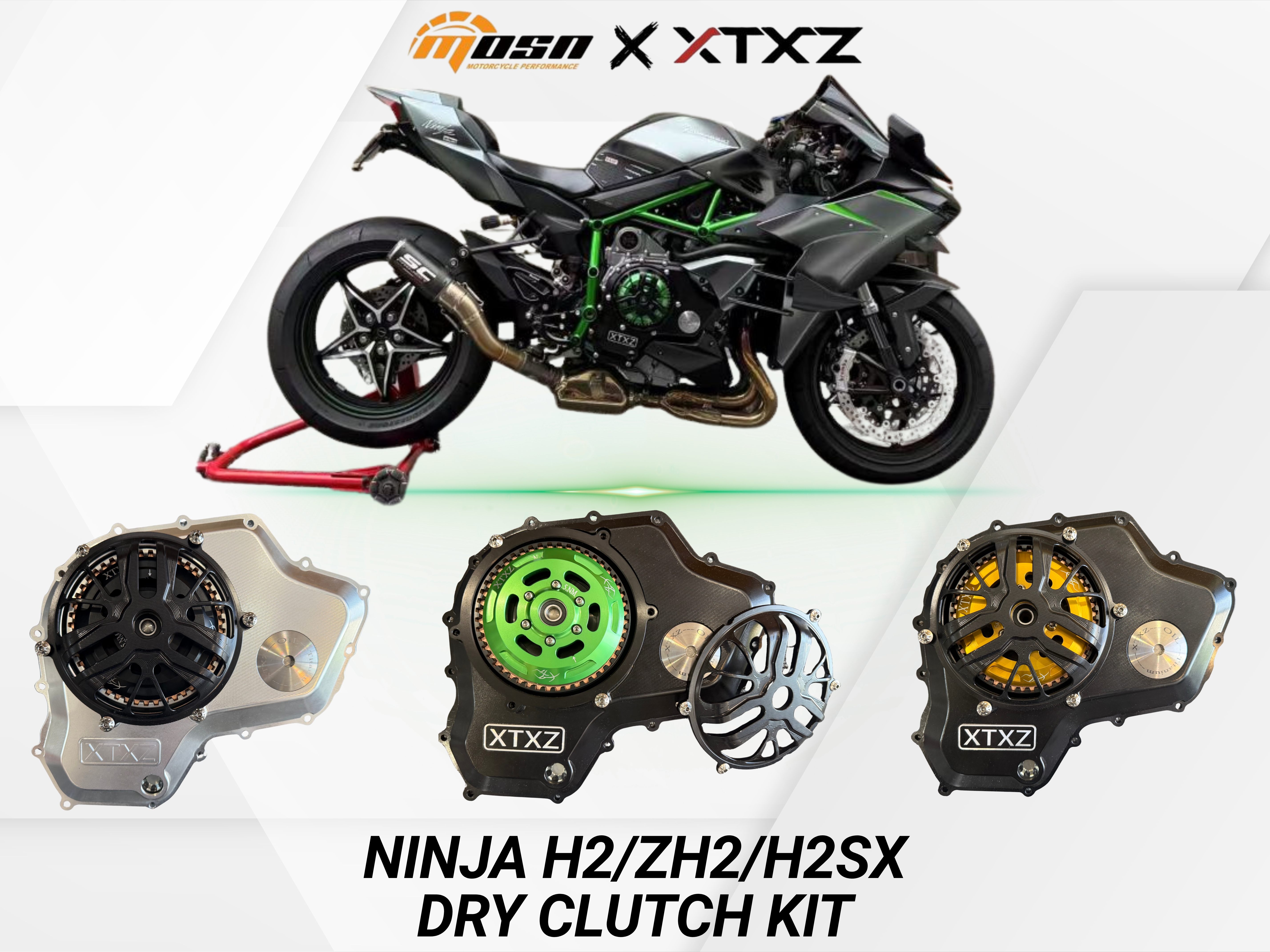 NINJA H2/ZH2/H2SX SE乾式クラッチコンバージョンキット | MOSN