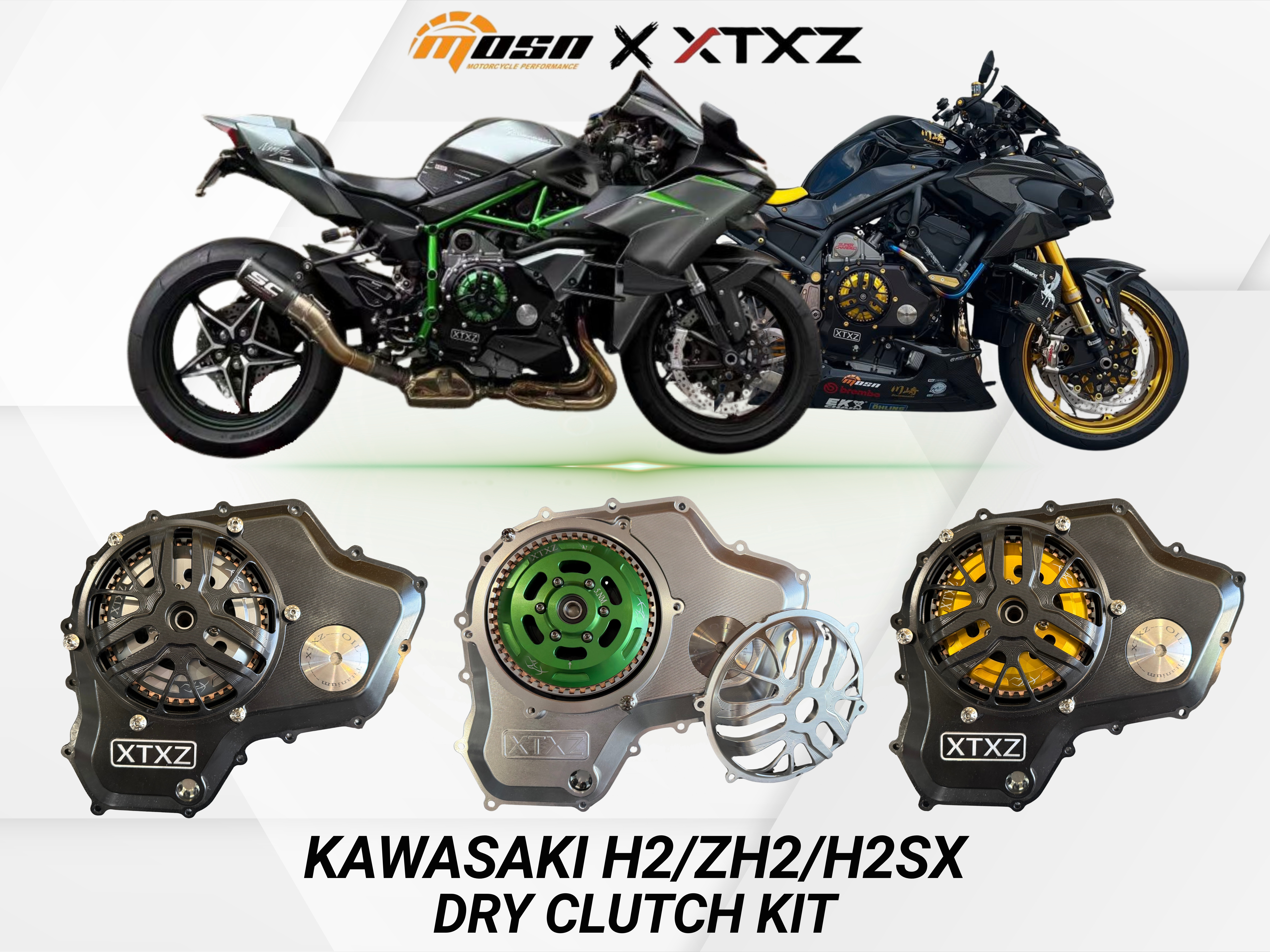 NINJA H2/ZH2/H2SX SE乾式クラッチコンバージョンキット | MOSN