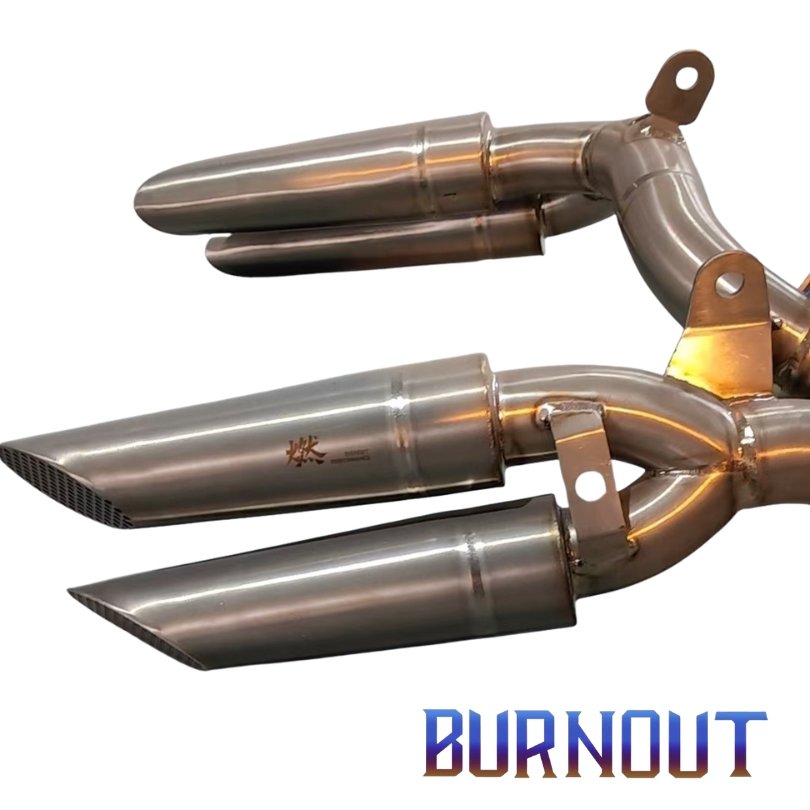BURNOUT Titanium Slip-on Exhaust MV Agusta1000